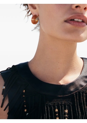 Lizzie Fortunato Zellige hoop earrings - Gold