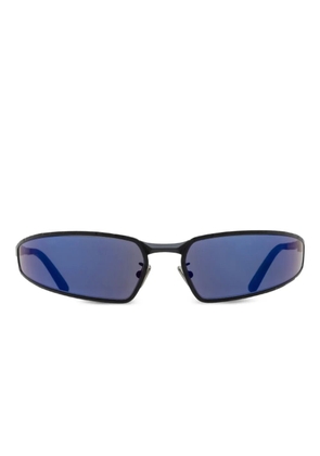 Kuboraum rectangle-frame sunglasses - Silver
