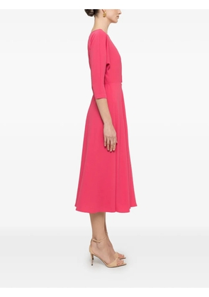 NISSA crepe midi dress - Pink