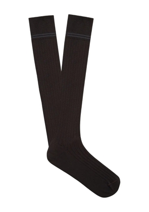 Zegna ribbed socks - Black