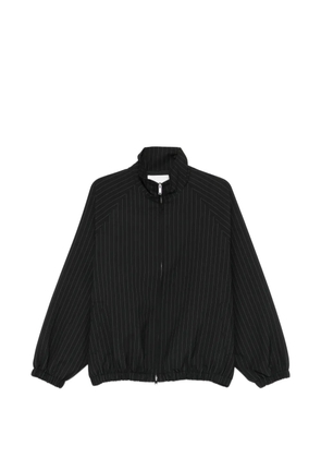 The Frankie Shop pinstripe zip jacket - Black