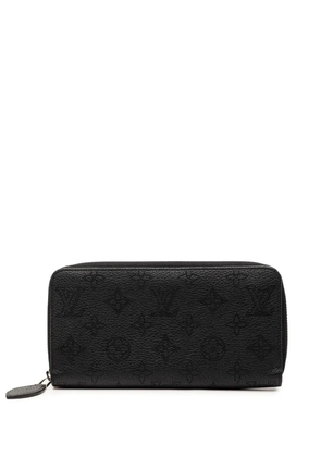 Louis Vuitton Pre-Owned 2016 Monogram Mahina Zippy Wallet long wallets - Black