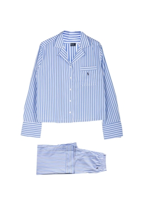 Polo Ralph Lauren long-sleeve striped pajama set - Blue