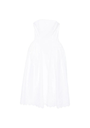 Simone Rocha embroidered midi dress - White