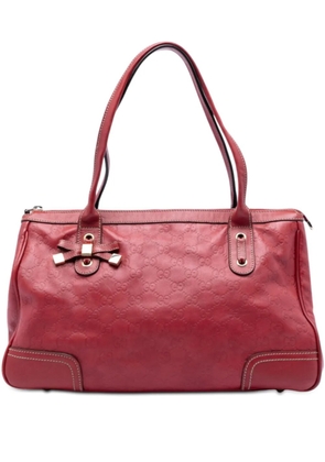 Gucci Pre-Owned 2016-2025 Medium Guccissima Princy tote bag - Red