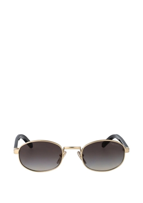 Prada oval-frame sunglasses - Gold