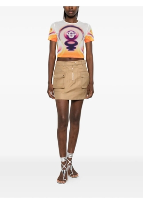 Casablanca graphic-print T-shirt - Orange