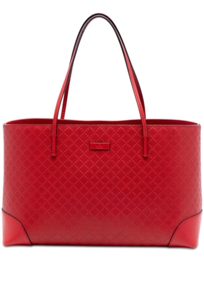 Gucci Pre-Owned 2016-2025 Leather Diamante Bright Hilary Lux tote bag - Red