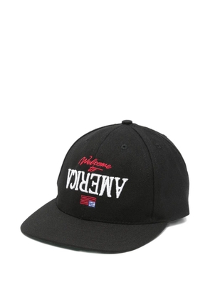 Willy Chavarria embroidered baseball cap - Black