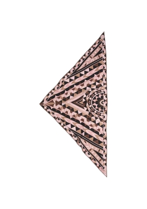 PUCCI Manuba print silk triangle scarf - Pink
