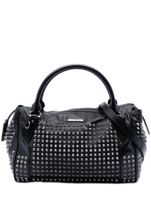 Burberry Pre-Owned 2000-2017 Studded Leather Edenham satchel - Black