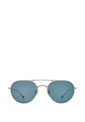 Garrett Leight Benny J pilot-frame sunglasses - Silver