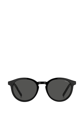 BOSS round-frame sunglasses - Black