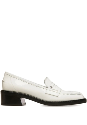 Bally Elly patent-leather loafers - White