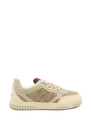Gucci logo suede sneakers - Neutrals