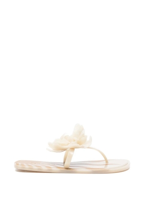 FARM Rio flower thong flip-flops - White