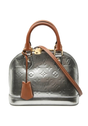 Louis Vuitton Pre-Owned 2017 Monogram Vernis Alma BB satchel - Brown