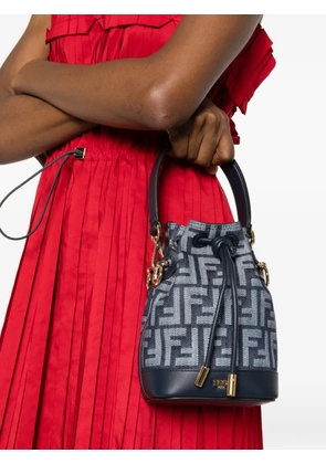 FENDI ff-motif bucket bucket bag - Blue