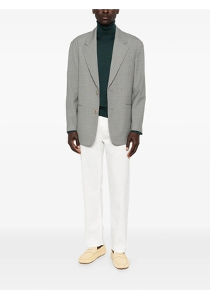 Zegna belt-loops trousers - White