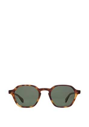 Garrett Leight Temescal geometric-frame sunglasses - Brown