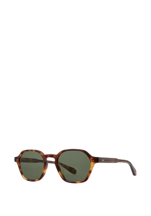 Garrett Leight Temescal geometric-frame sunglasses - Brown