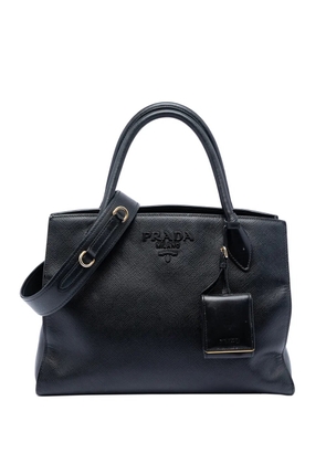 Prada Pre-Owned 2000-2010 Saffiano Cuir Monochrome satchel - Black