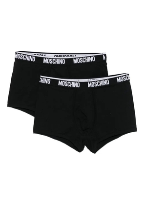 Moschino logo-band boxer pack (pack of two) - Black