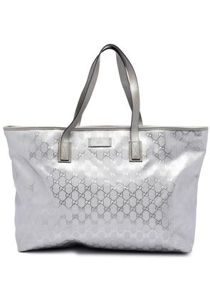 Gucci Pre-Owned 2000-2015 Large GG Imprime tote bag - Silver