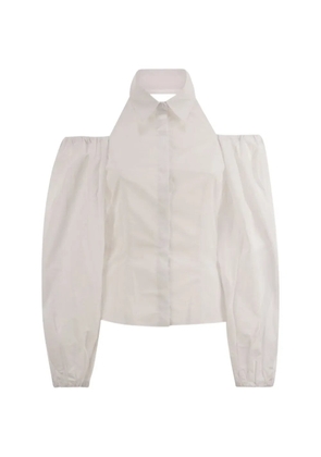 mvp wardrobe balloon-sleeve shirt - White