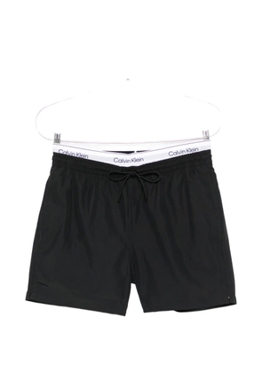 Calvin Klein drawstring swim shorts - Black