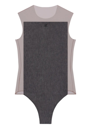 Courrèges Illusion bodysuit - Brown