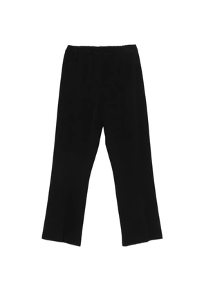 Neera elastic-waistband trousers - Black