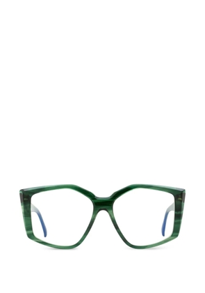 Max Mara Eyewear geometric butterfly-frame glasses - Green