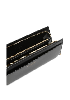 Saint Laurent large zip wallet - Black