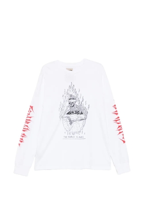 GALLERY DEPT. graphic-print long-sleeve T-shirt - White