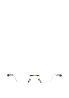 Kuboraum rimless geometric-frame glasses - Gold
