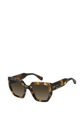 Marc Jacobs Eyewear square logo sunglasses - Brown