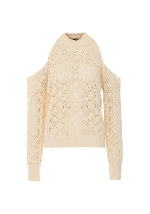 Aniye By cut-out detail sweater - Neutrals