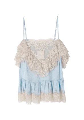 Sea Ethel ruffled lace blouse - Blue
