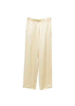 Carine Gilson satin pyjama bottoms - Yellow