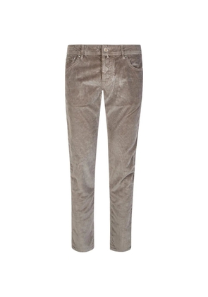 Jacob Cohën belt-loops trousers - Grey
