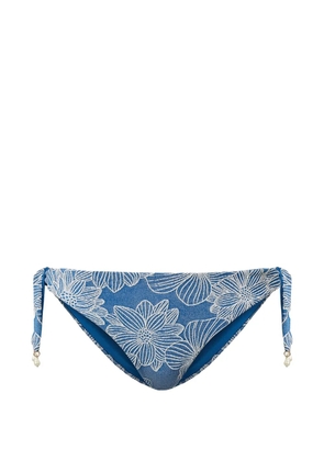 TWINSET floral-print bikini bottoms - Blue