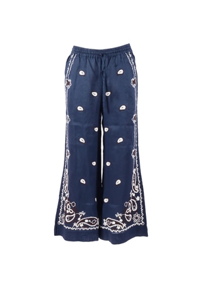 P.A.R.O.S.H. embroidered trousers - Blue
