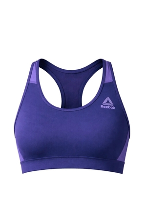 Reebok cutout-racer bra top - Purple