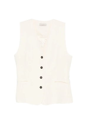 Antonelli buttoned waistcoat - Neutrals