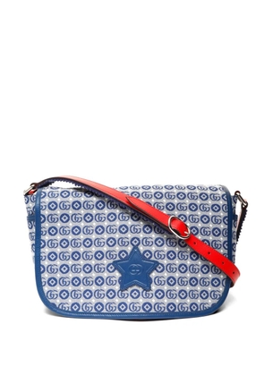 Gucci Pre-Owned 2000s-2020s GG canvas shoulder bag - Blue