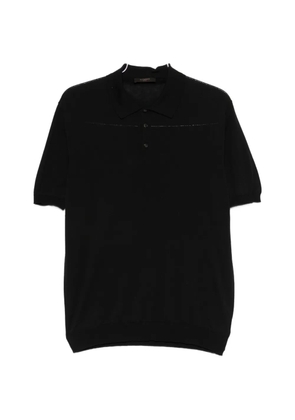 Zanone short-sleeve polo shirt - Black
