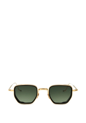Jacques Marie Mage Atkins geometric-frame sunglasses - Gold