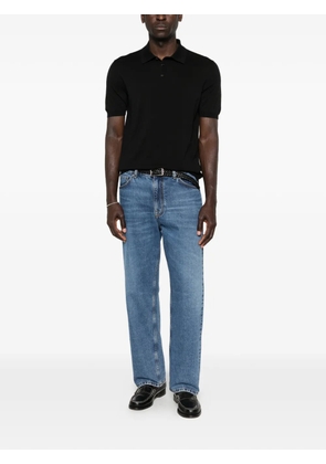 Zanone short-sleeve polo shirt - Black