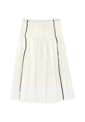 Paloma Wool Lupe smocked midi skirt - White